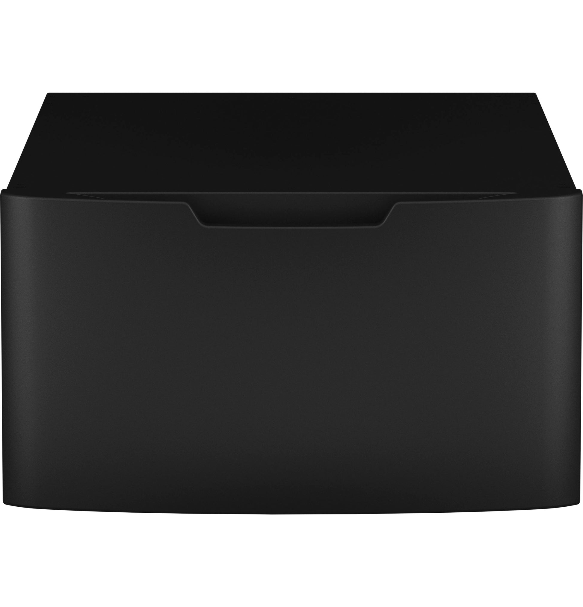Black laundry pedestal drawer designed for washers or dryers in Appliance Parts & Accessories collection