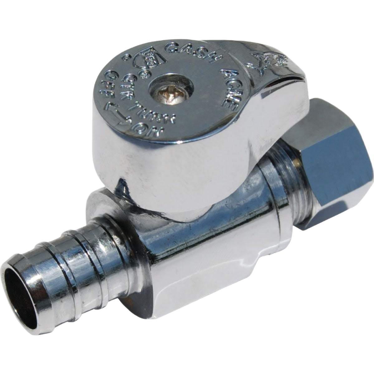 Chrome stop straight valve with quarter turn handle for plumbing and pipes & fittings under $50 collections