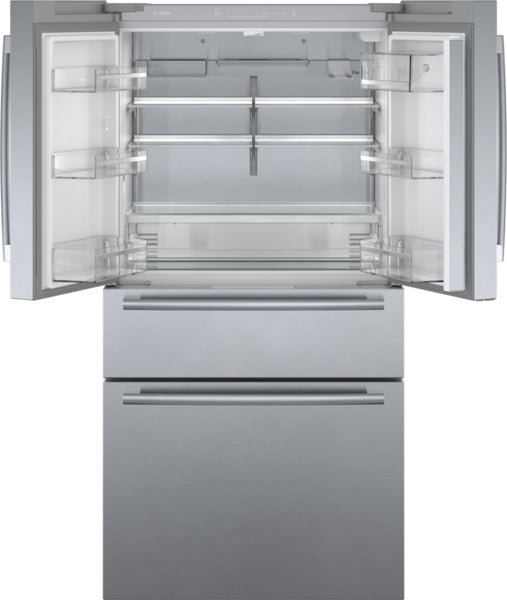800 Series, French Door Bottom Mount Refrigerator, 36'', Stainless Steel
