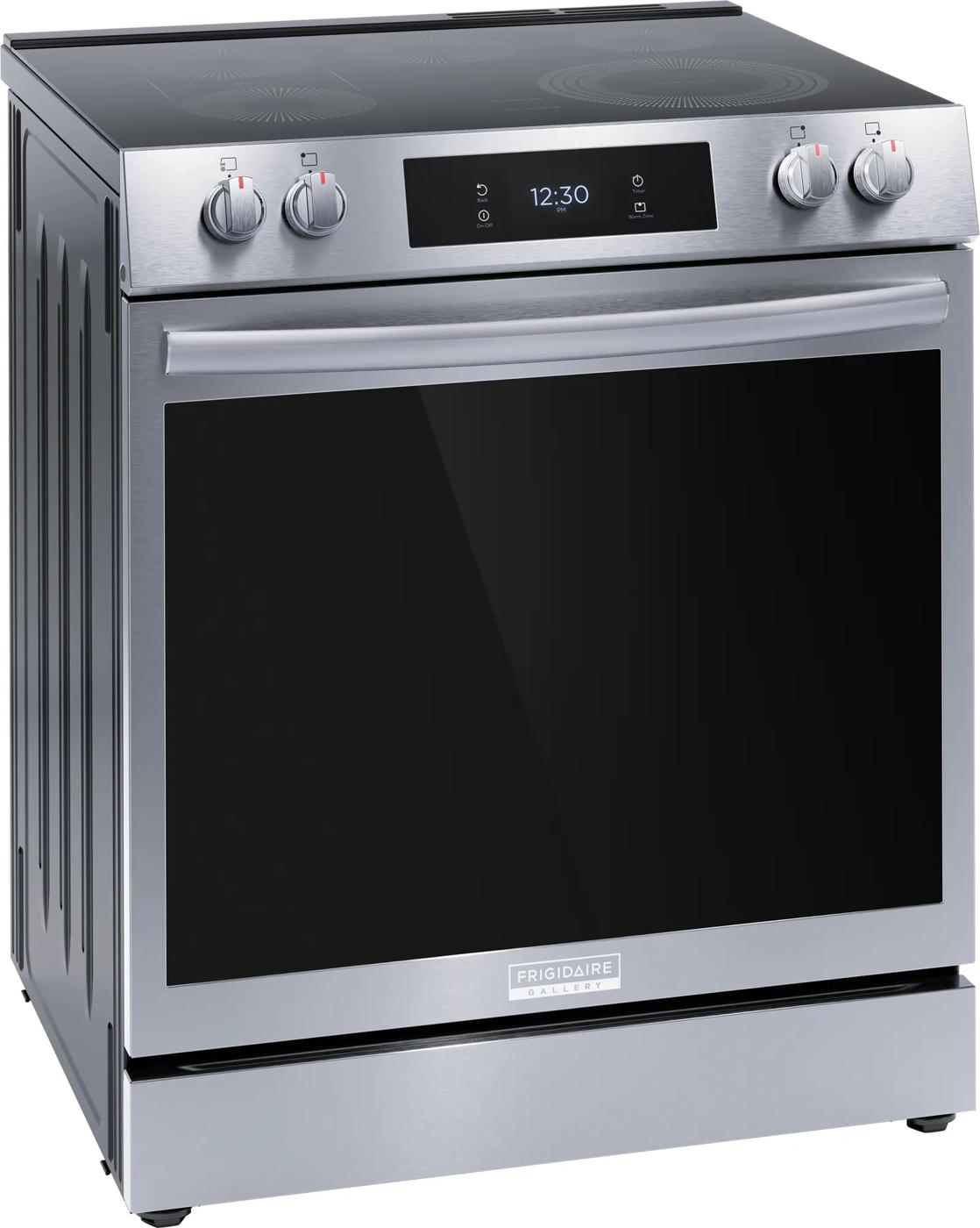 30" Front Control Electric Range with Total Convection