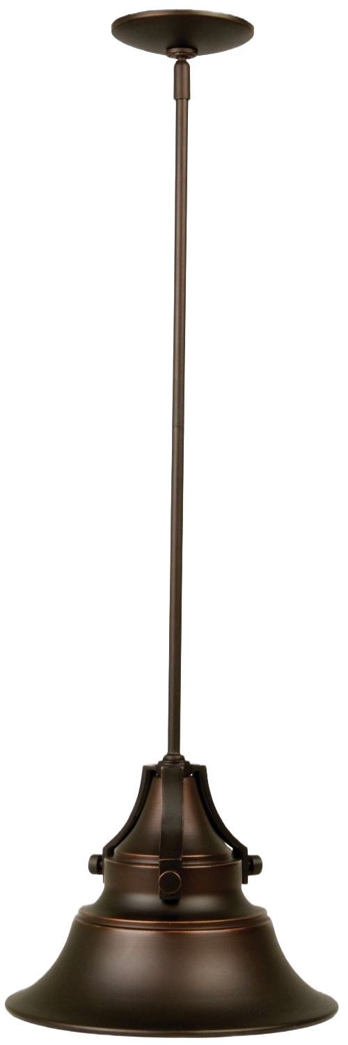 Small outdoor pendant light in oil bronze gilded finish for outdoor living and lighting home improvement projects