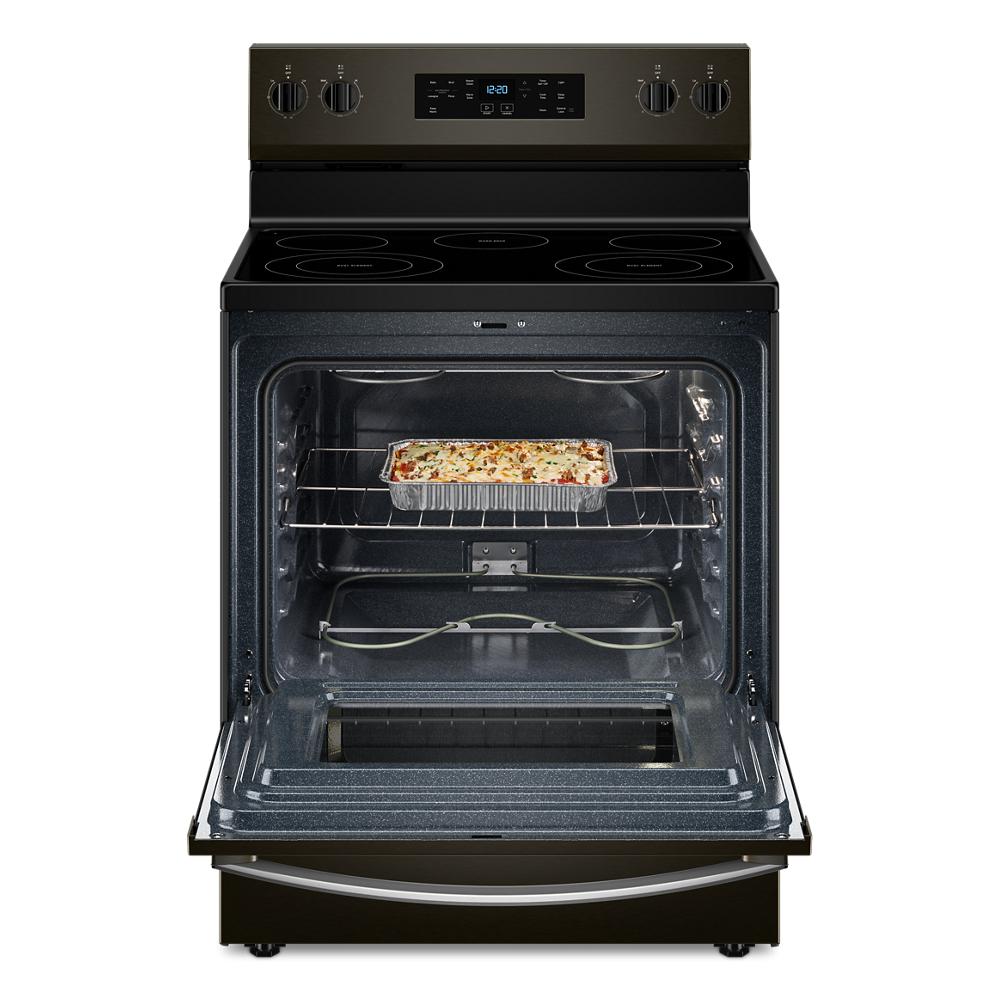 30-inch Electric Range with No Preheat Mode and Steam Clean