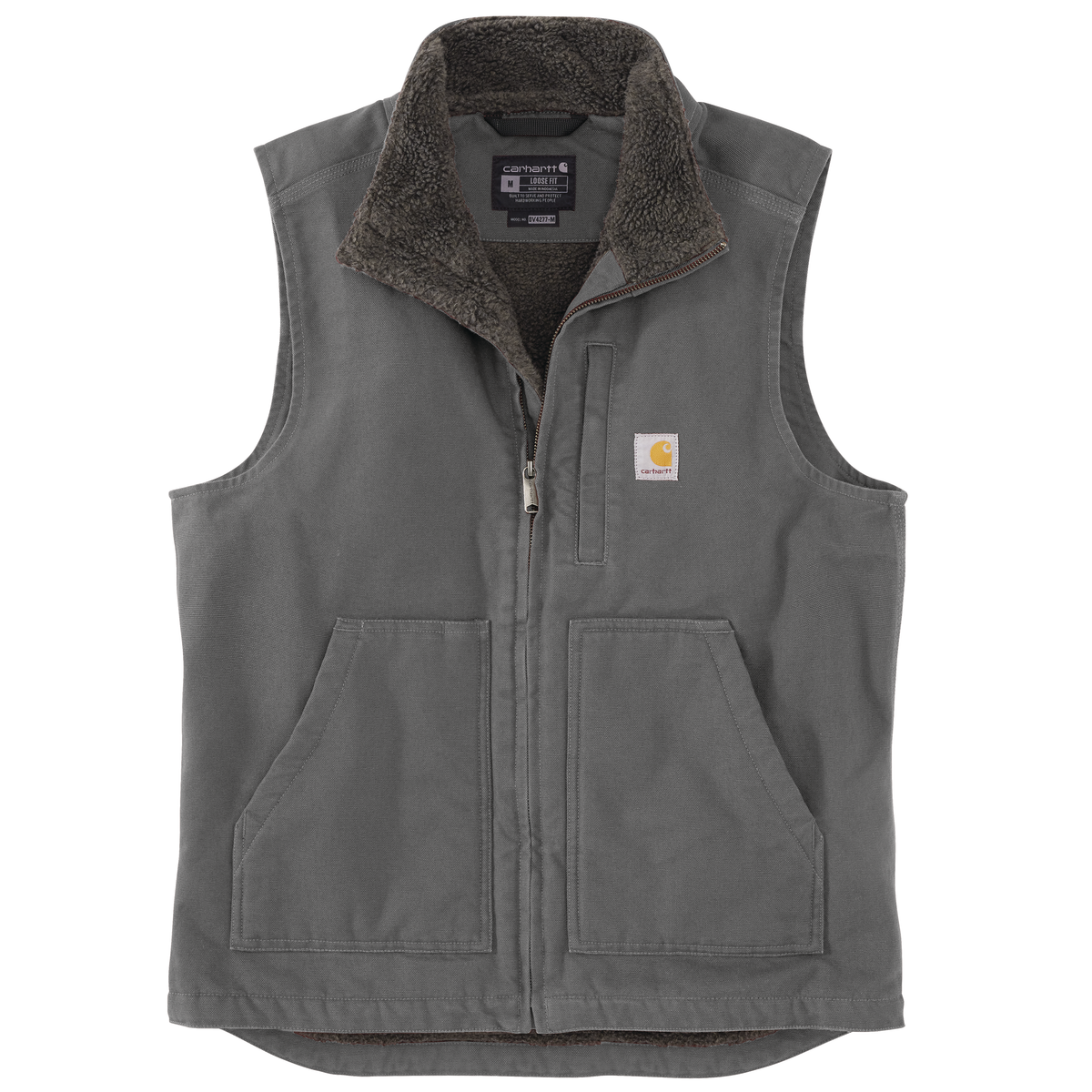 Carhartt Men's Washed Duck Mock-Neck Vest