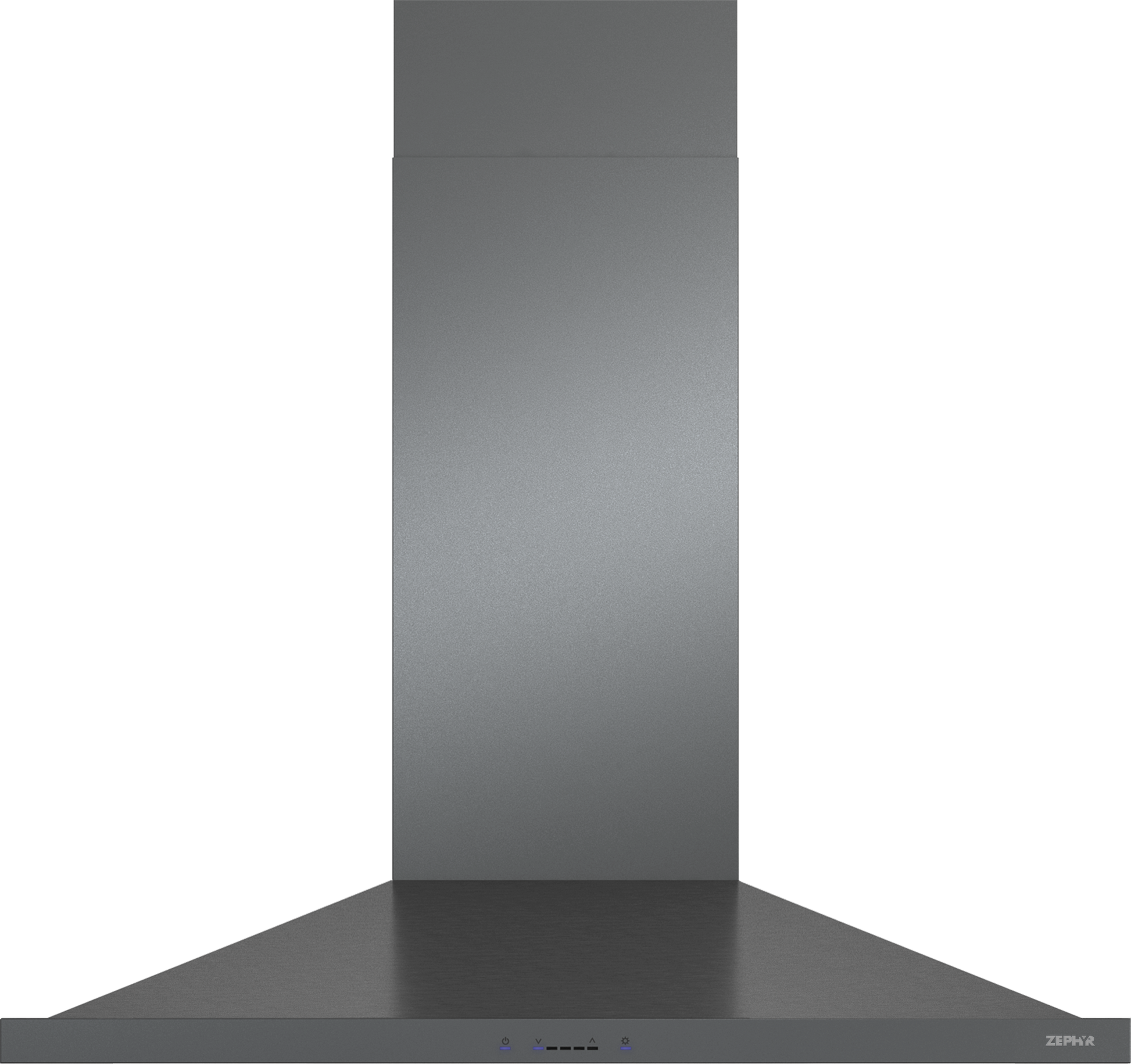 Stainless steel chimney style range hood with LED lighting and sleek design for kitchen ventilation and home improvement