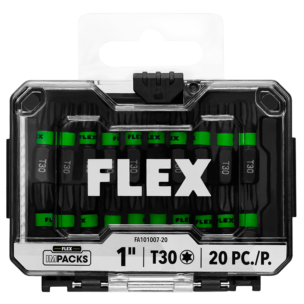 FLEX Impacks 20-Pc. 1" T30 Impact Driver Bits