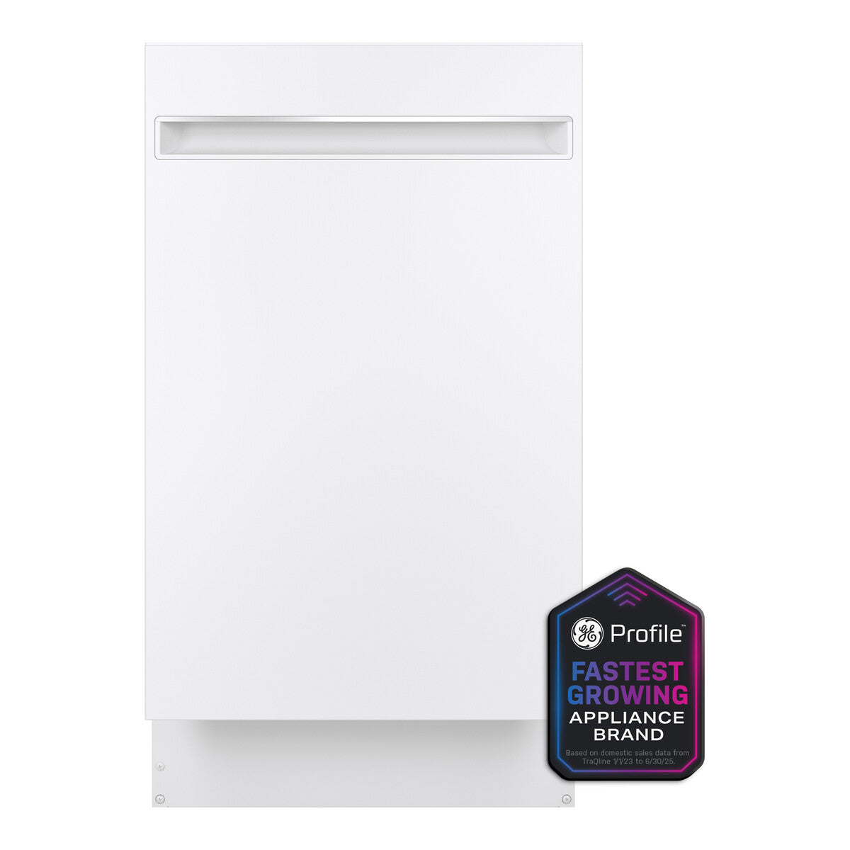 GE Profile™ ENERGY STAR® 18" ADA Compliant Stainless Steel Interior Dishwasher with Sanitize Cycle