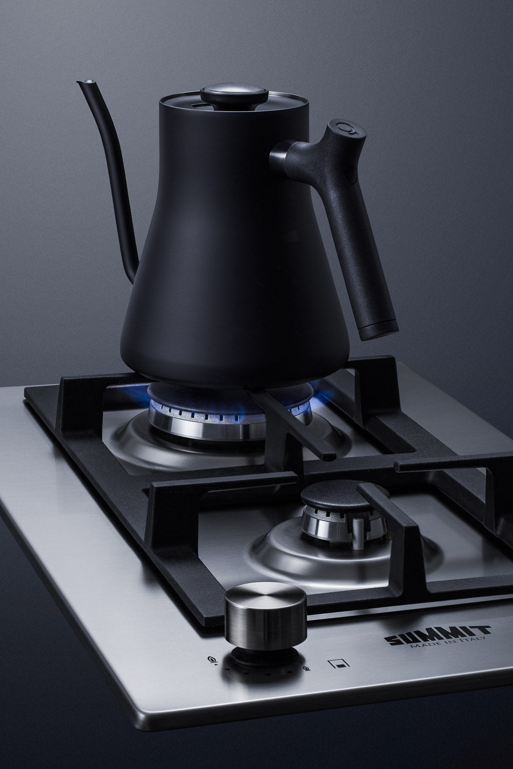 12" Wide 2-Burner Propane Gas Cooktop In Stainless Steel