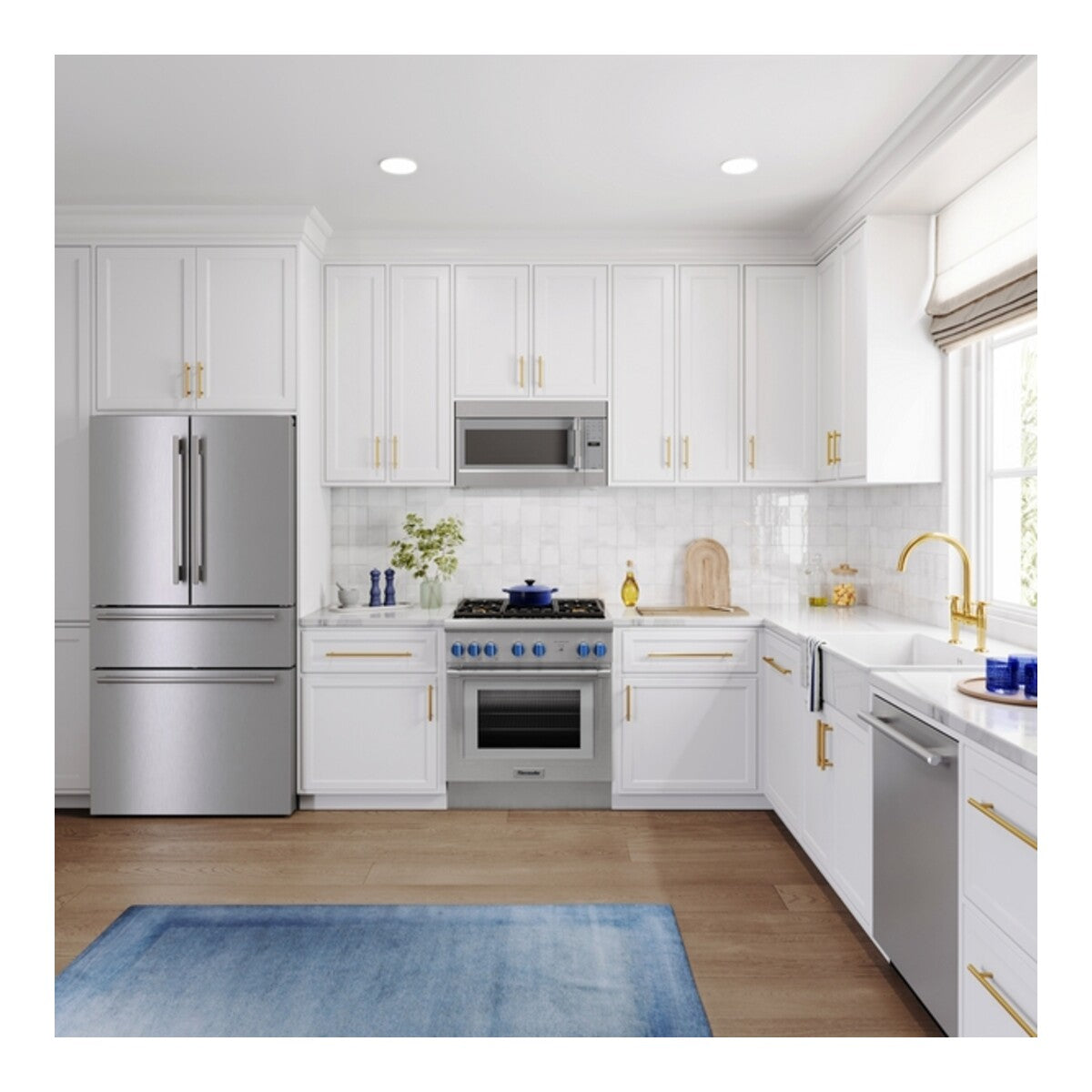 Freedom®, Freestanding French Door Bottom Mount Refrigerator,  Masterpiece®, Stainless Steel