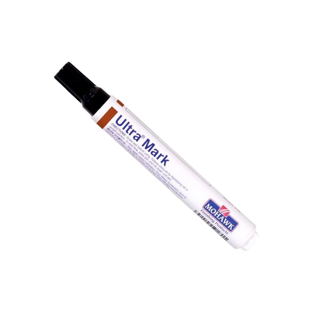 Cherry stain marker with light-fast pigments for sealing, staining, and finishing wood surfaces in Mohawk collection
