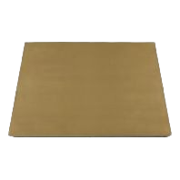 Rectangular brass sheet with smooth finish for home improvement and custom metalworking projects