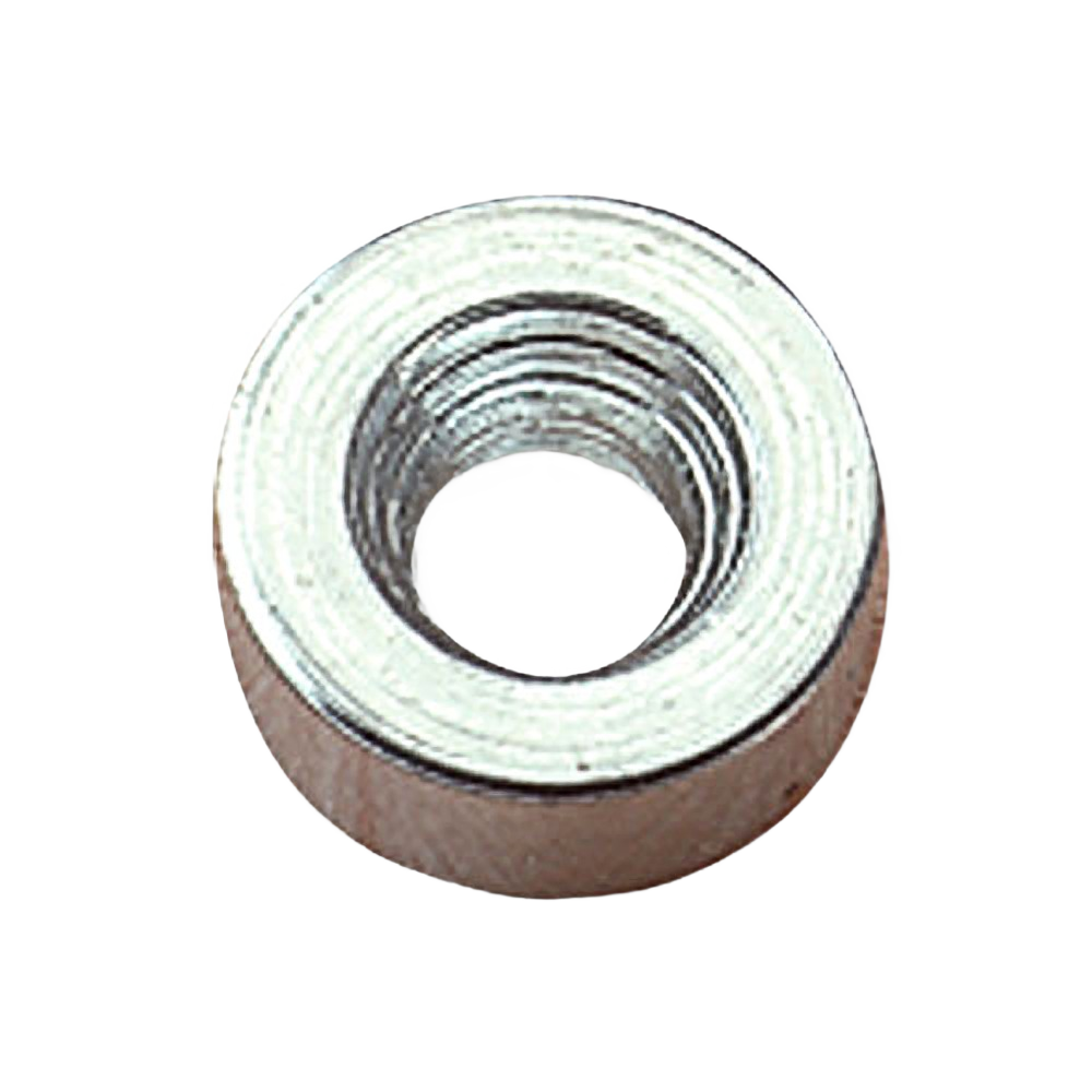 Round steel magnetic washer with 1/4 inch inner diameter for fasteners in tools and home improvement tasks