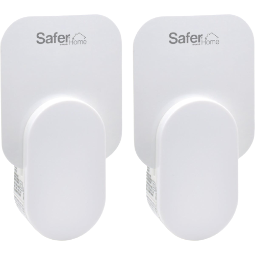 Pair of compact white indoor reusable plug-in fly traps for effective insect and pest control under $50 collections