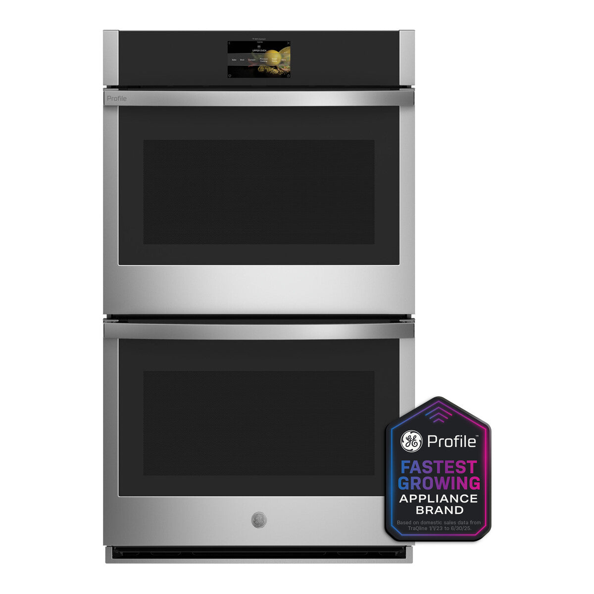 GE Profile™ 30" Smart Built-In Convection Double Wall Oven with No Preheat Air Fry and Precision Cooking