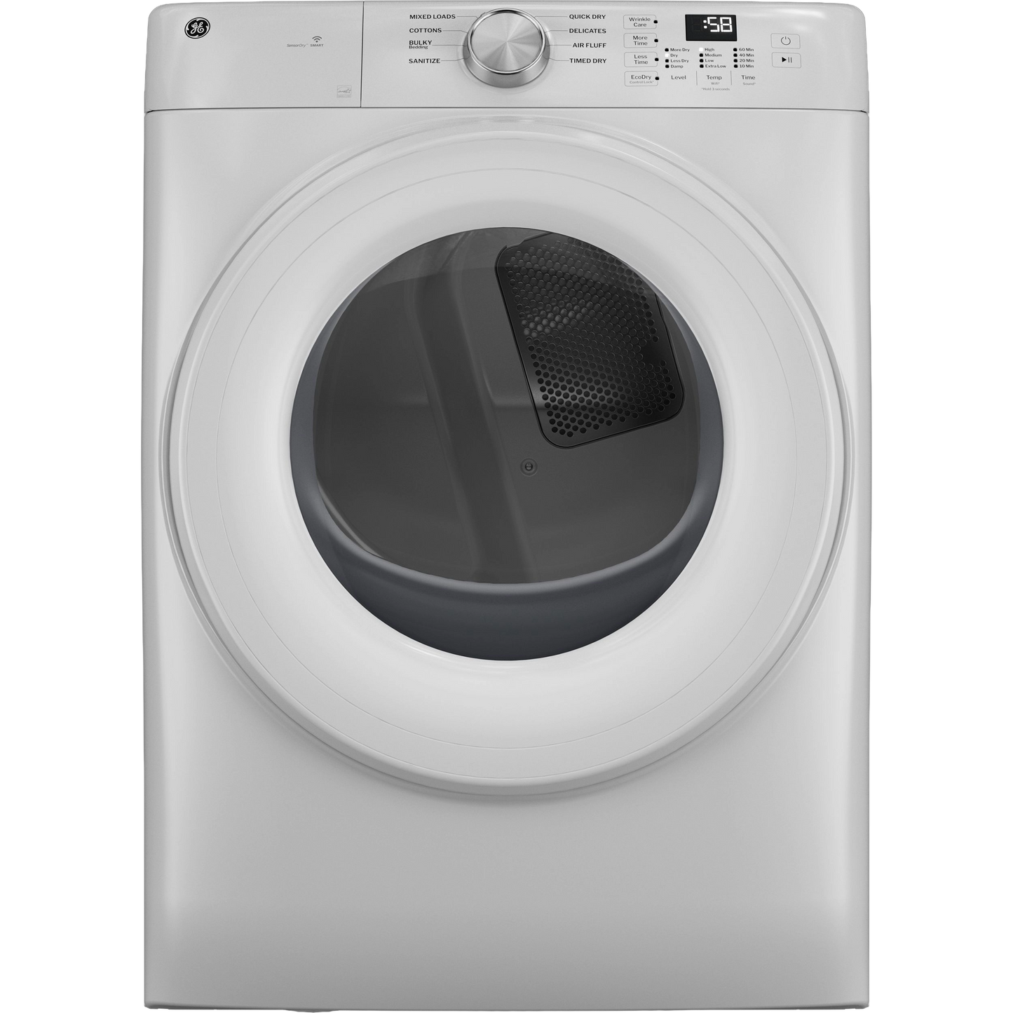 GE® ENERGY STAR® 7.8 cu. ft. Capacity Smart Front Load Electric Dryer