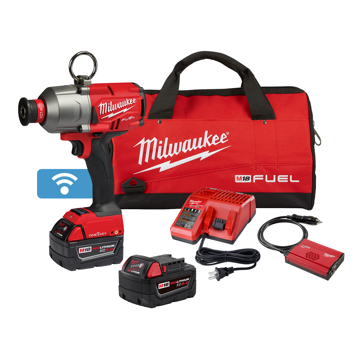 Milwaukee M18 FUEL™ 7/16" Hex Utility HTIW w/ ONE-KEY™ Kit