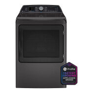 GE Profile™ ENERGY STAR® 7.4 cu. ft. Capacity Smart aluminized alloy drum Gas Dryer with Sanitize Cycle and Sensor Dry