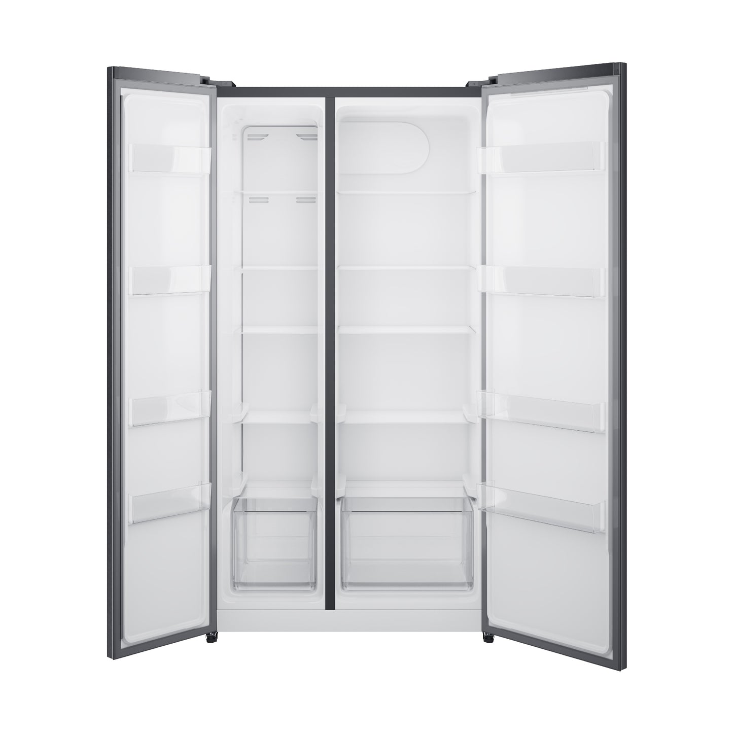 Element Electronics 18.8 cu. ft. Side-by-Side Refrigerator - Stainless Steel (ERX19FDS)