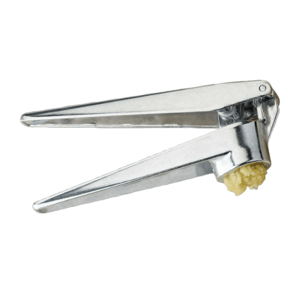 Heavyweight aluminum garlic press with self-cleaning feature for easy crushing in kitchen gadgets and tools collections under $50