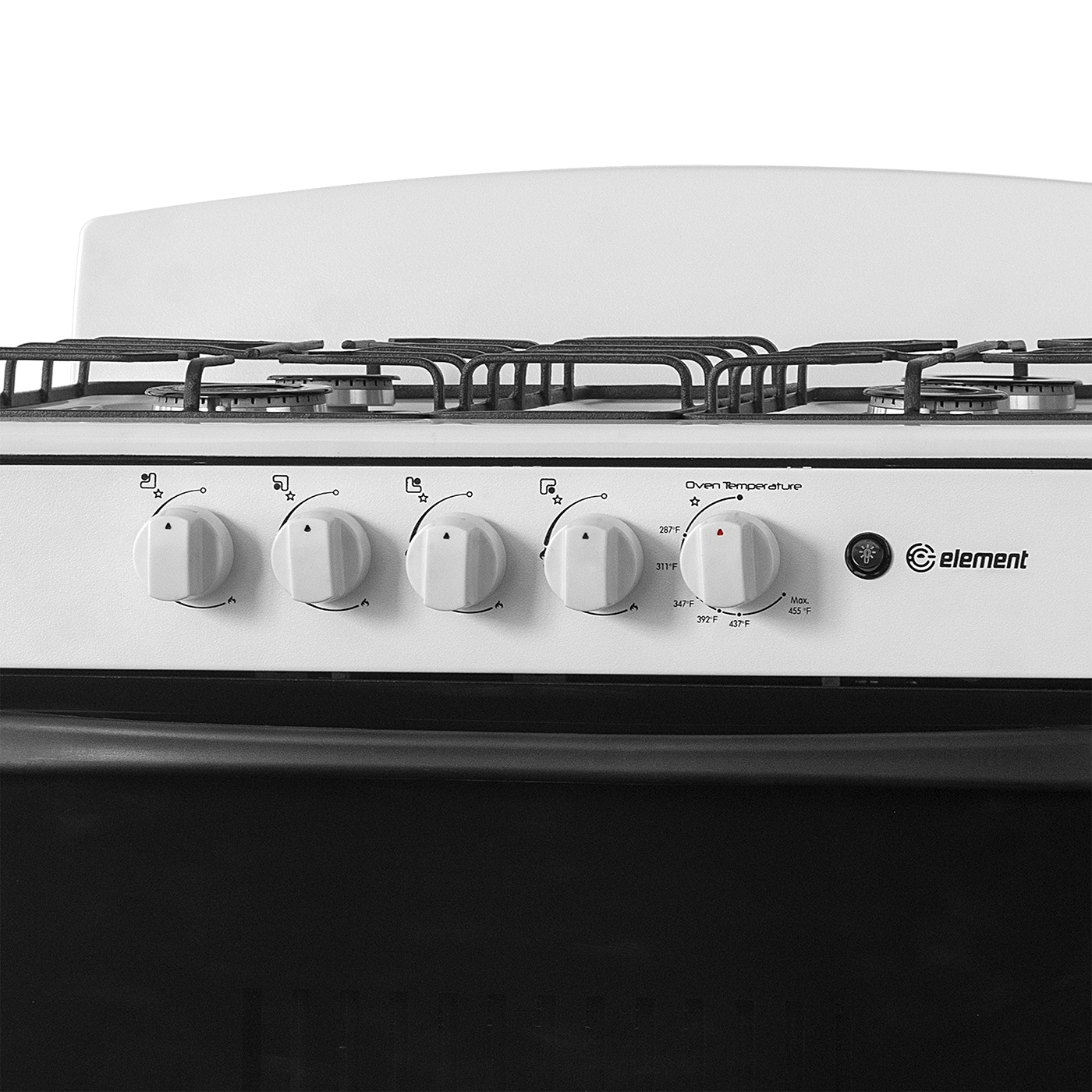Element Electronics 4.0 cu. ft. 30", 4-Burner Gas Range (EEGR3A4MCCW)