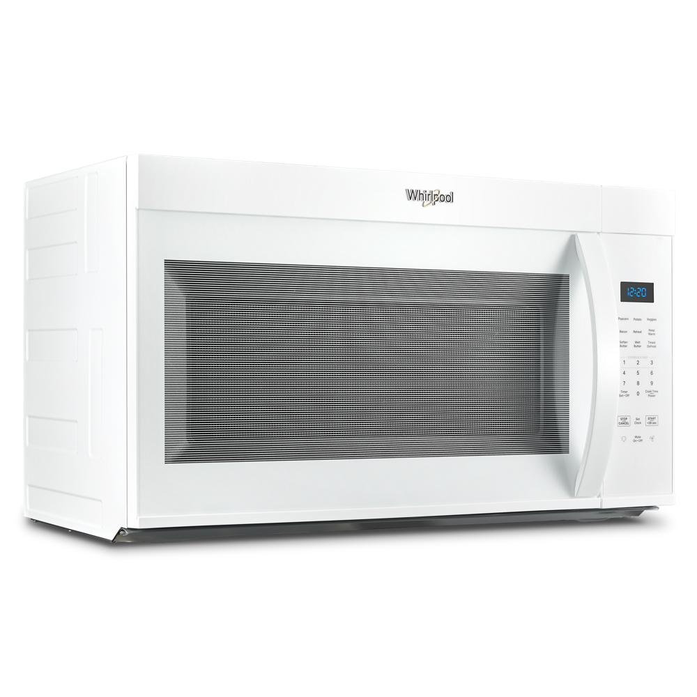 White Whirlpool countertop microwave with digital control panel in microwaves and kitchen appliances collection