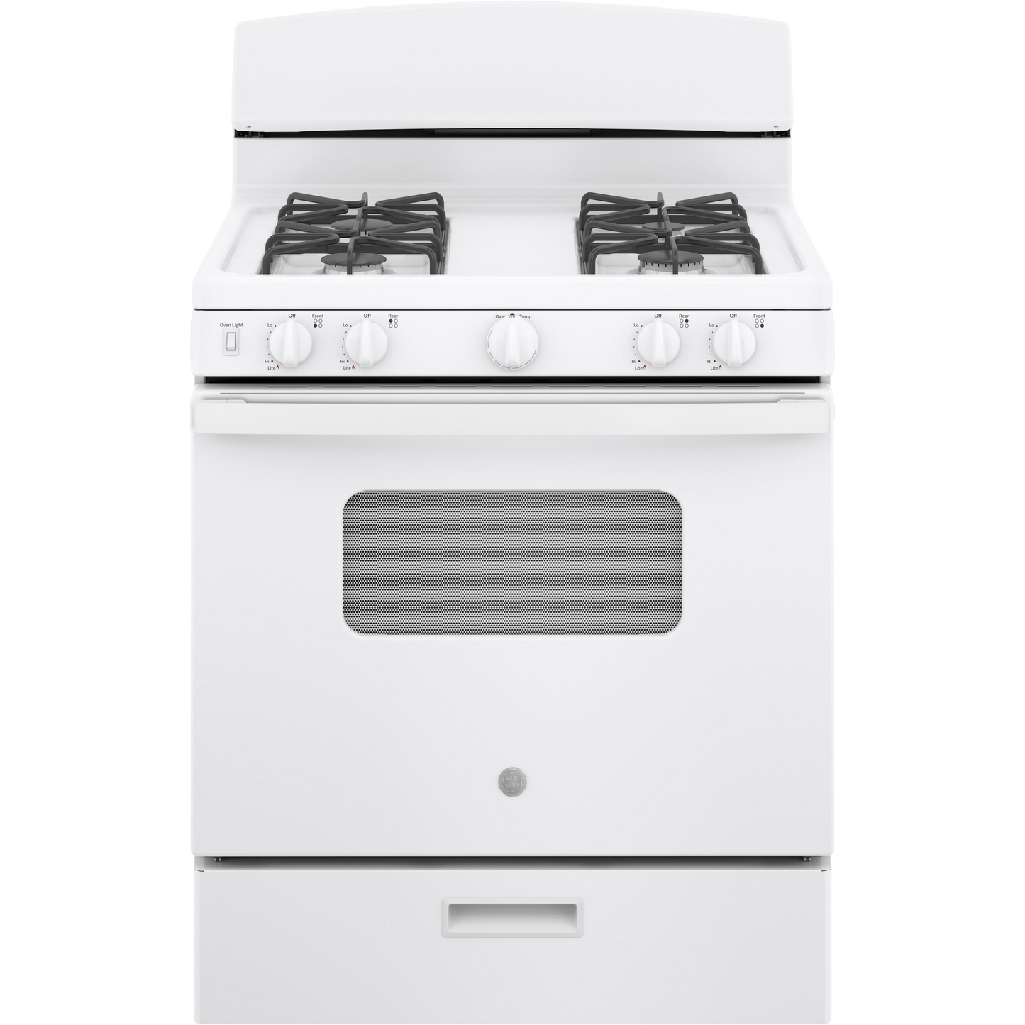 GE® 30" Free-Standing Front Control Gas Range