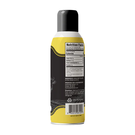 Cornhusker Kitchen Gourmet Wagyu Beef Tallow Spray, 10 oz.