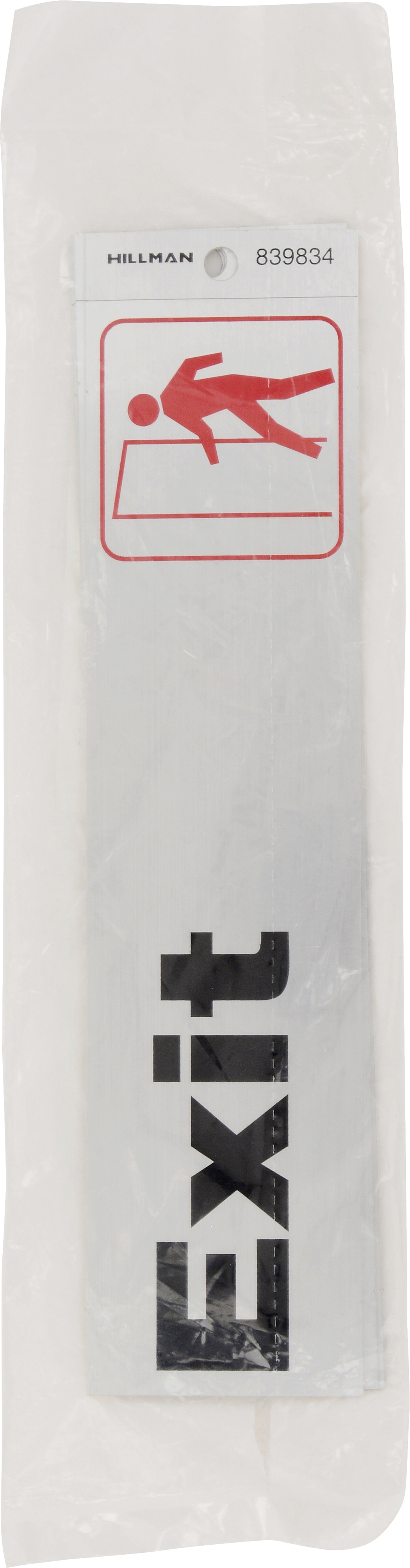 Hillman Adhesive Exit Sign (2" x 8")