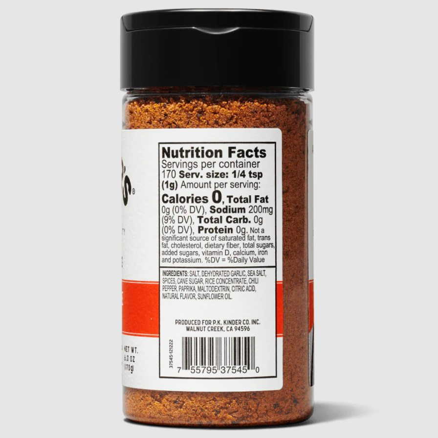 Kinder's All Purpose Dry Rub, 6 Oz.