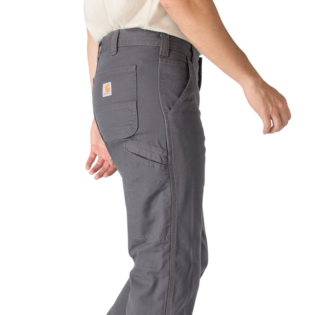 Carhartt Relaxed Straight Rigby Lined Dungaree - Gravel, 36x32