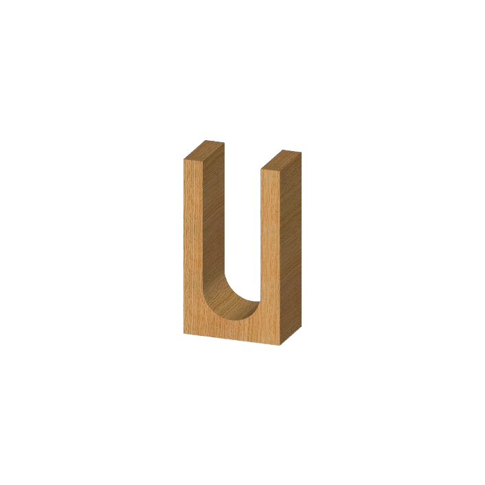 Curved groove routed into light wood block showcasing tool accessory use in home improvement projects