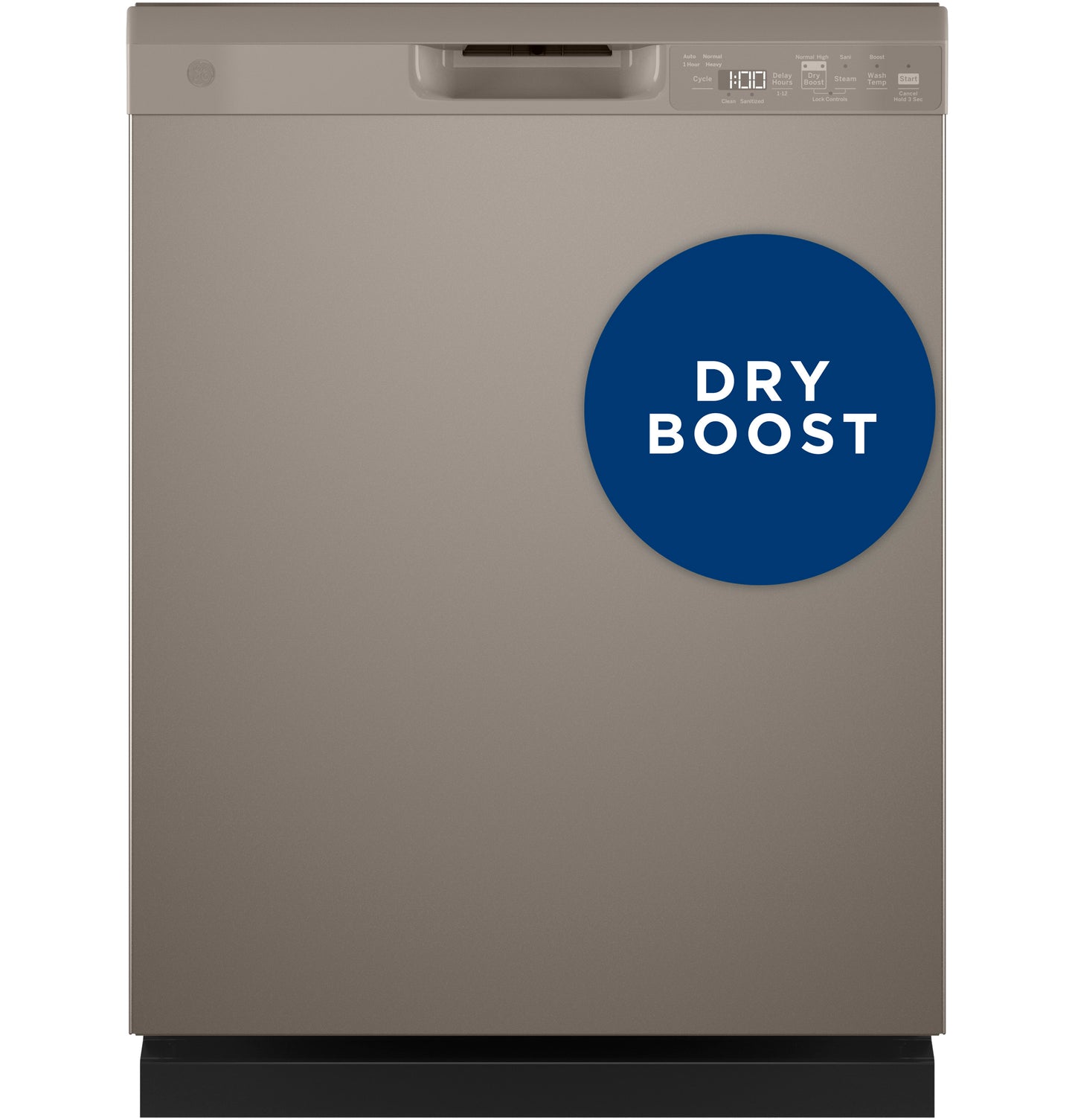 Front control dishwasher with plastic interior and dry boost feature in dishwashers and kitchen appliances collection