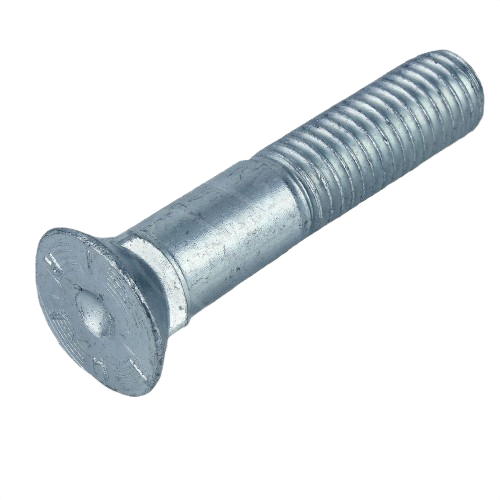 Durable galvanized plow bolt with flat head for John Deere hardware in nuts, bolts, and washers under $50 category