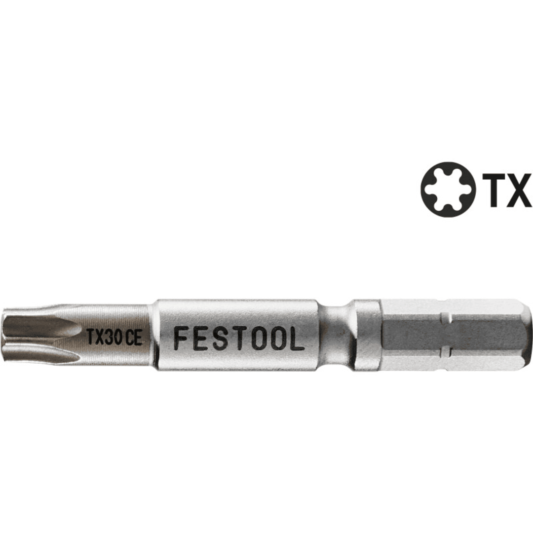 Festool Centrotec TX30 Torx bit with precision milled shaft for power tool accessories and drill attachments under $50 collection