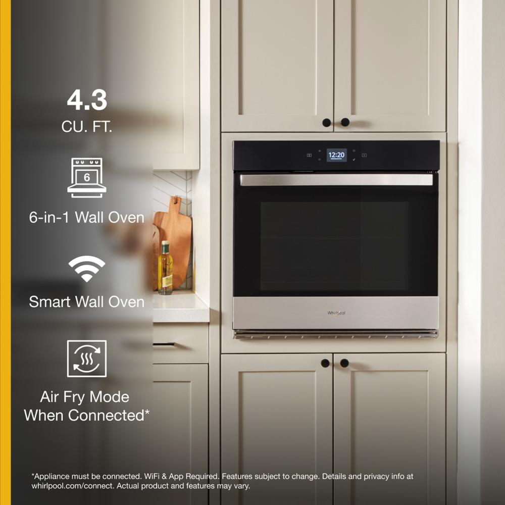 4.3 Cu. Ft. Single Wall Oven with Air Fry When Connected
