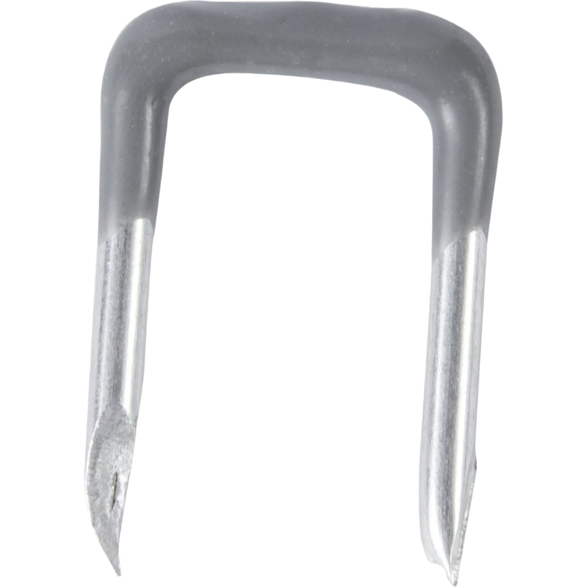 Insulated metal cable staple with high-impact PVC coating for electrical use in home improvement and under $50 collections