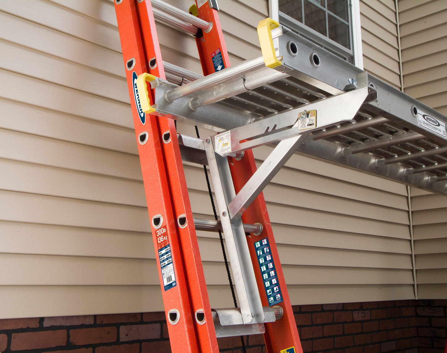 Werner 20 in. Aluminum Ladder Jacks