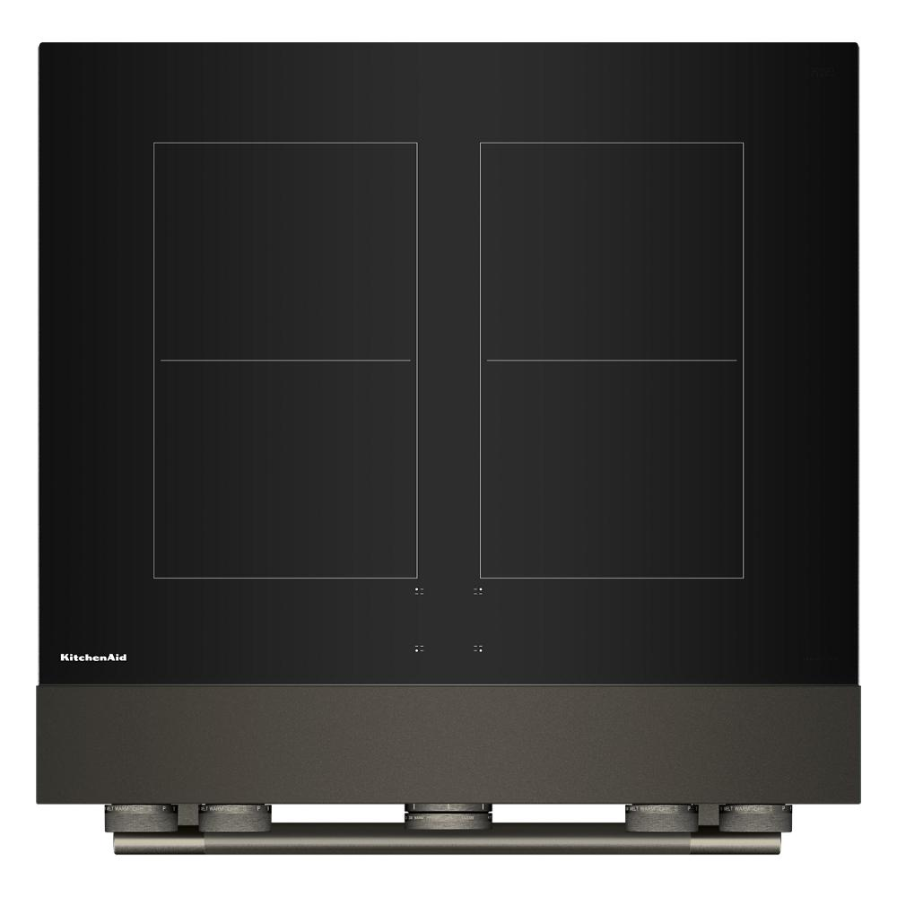 30-Inch 4-Element Induction Freestanding Commercial-Style Range with Air Fry