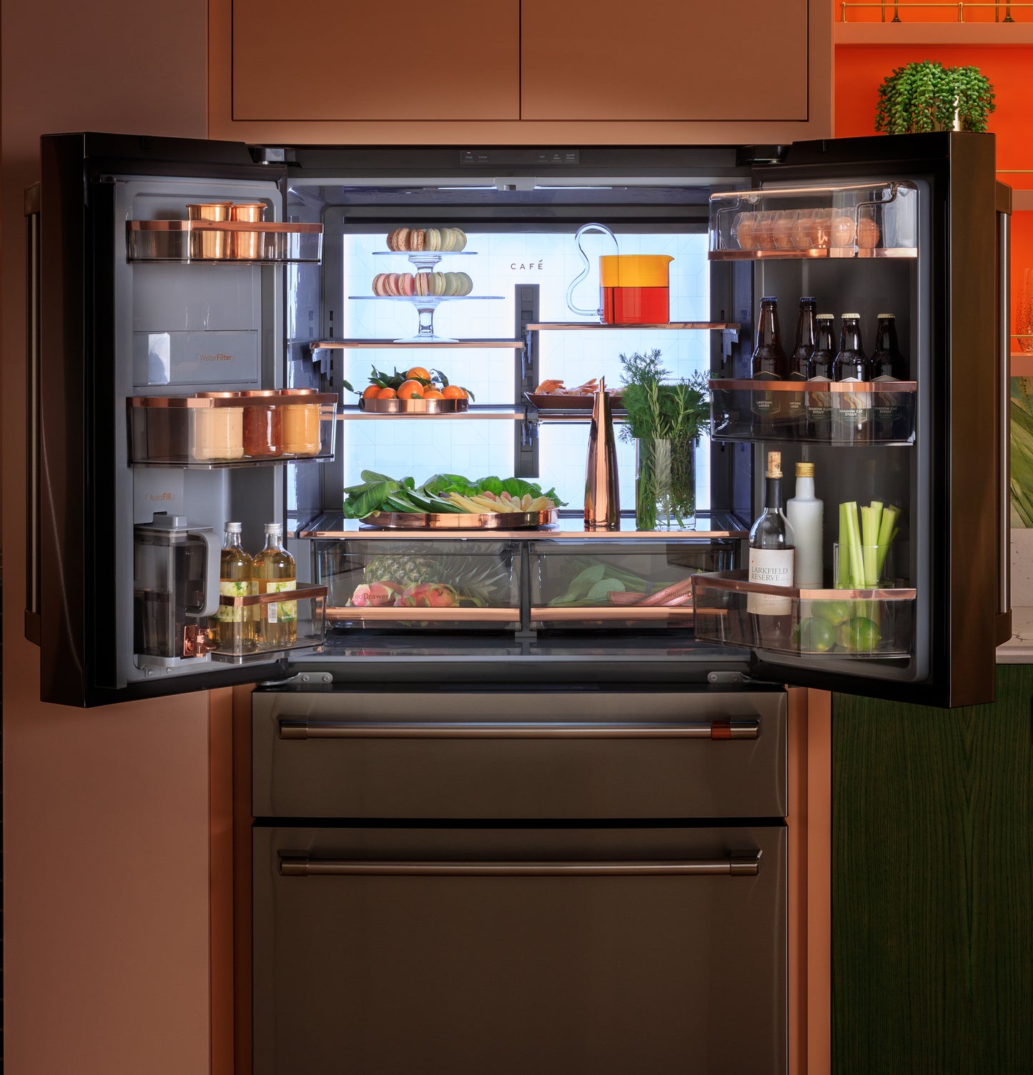 CAFÉ™ ENERGY STAR® 28.7 Cu. Ft. Smart 4-Door French-Door Refrigerator With Dual-Dispense AutoFill Pitcher