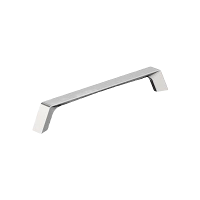 Polished chrome cabinet pull with 6-5/16 inch center spacing for furniture and hardware collections under $50