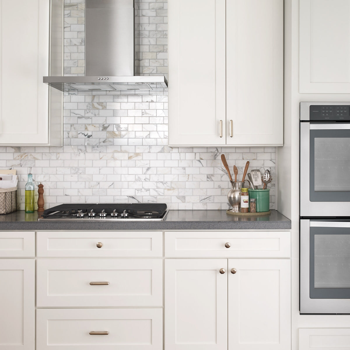 30" Stainless Steel Wall Mount Flat Range Hood
