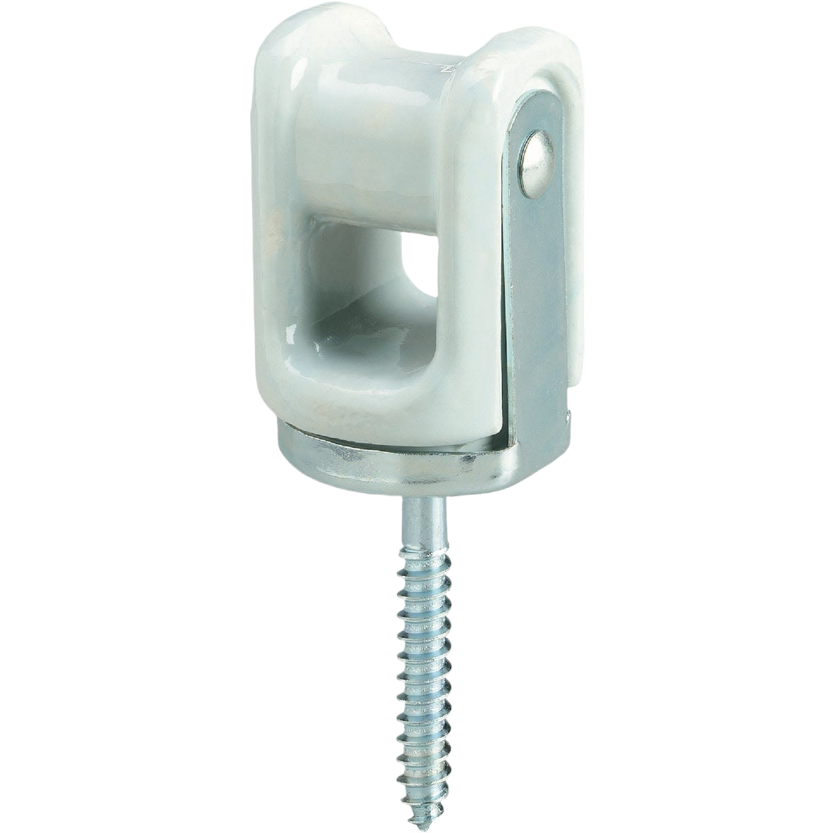 Galvanized steel and porcelain wire holder with lag screw for electrical and conduit fittings under $50 collection