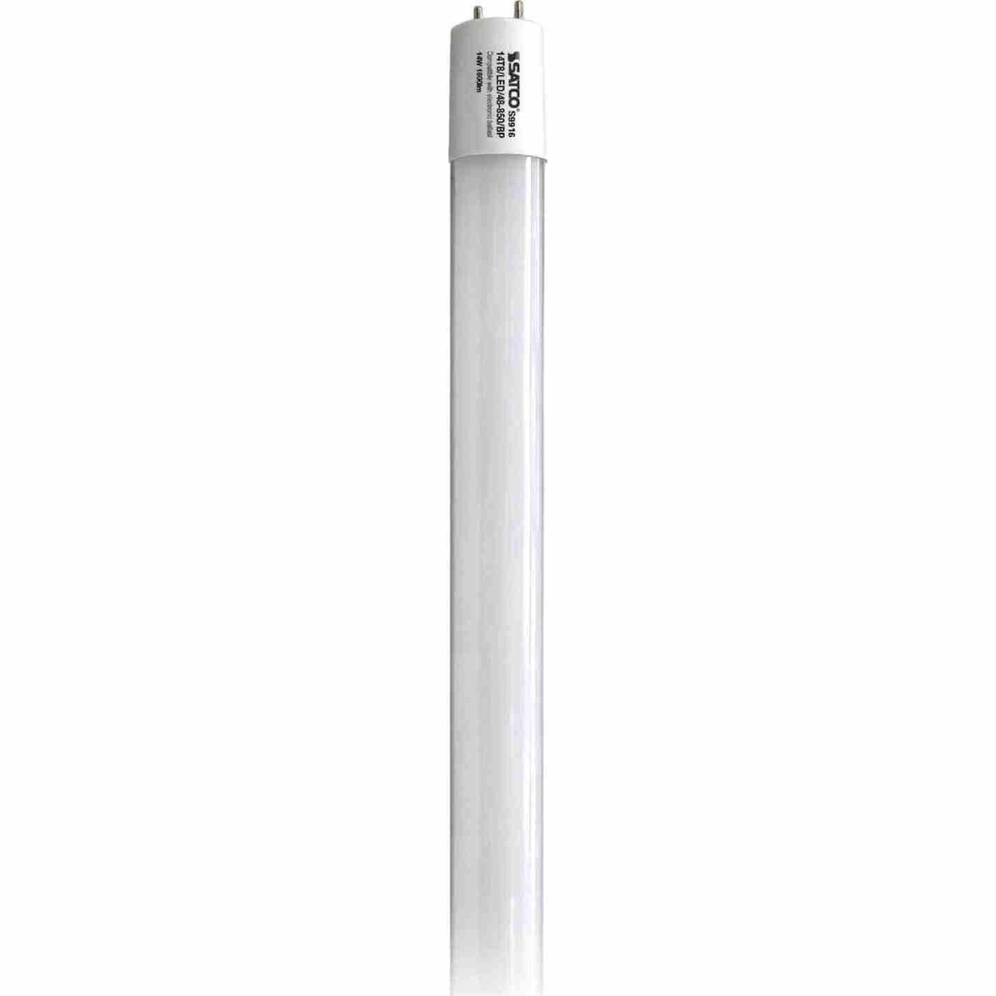 14 watt T8 LED tube light with natural illumination and medium bi-pin base for lighting and electrical needs