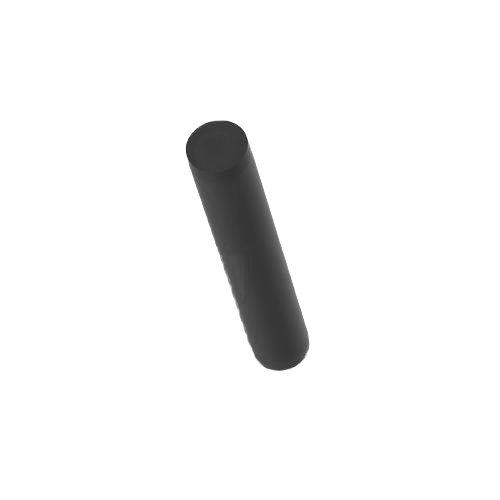 Black cylindrical spring pin for mechanical fastening in John Deere parts and lubricants collection under $25
