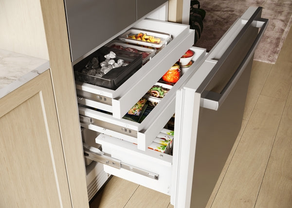 Benchmark™, Built-in Bottom Freezer Refrigerator, 36'', Softclose® Flat Hinge