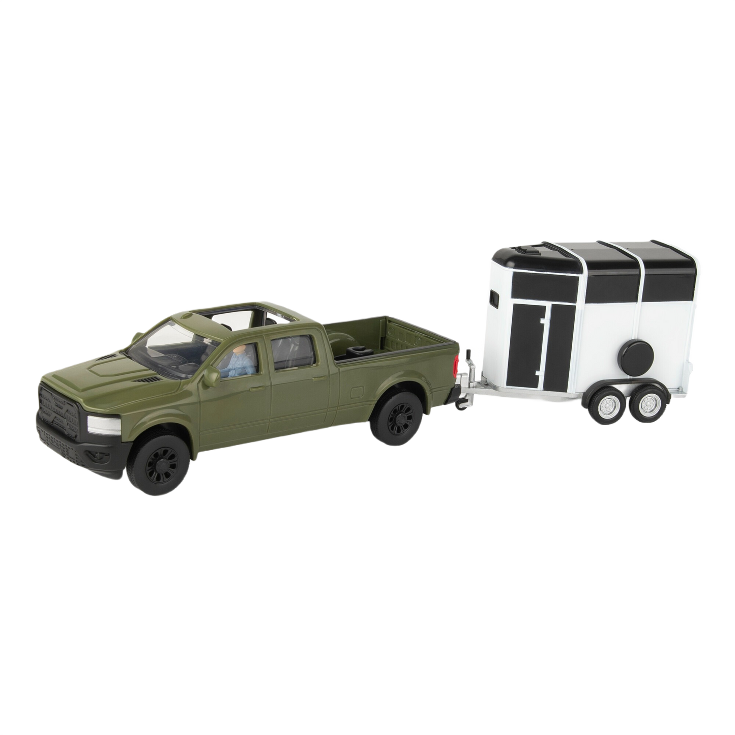 TOMY John Deere ERTL 1/32 Horse Trailer Set with Pickup