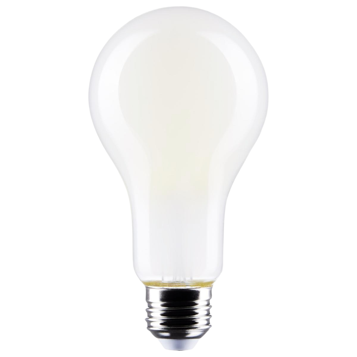 Frosted A21 LED light bulb with medium base for energy-efficient lighting in home and electrical collections under $50