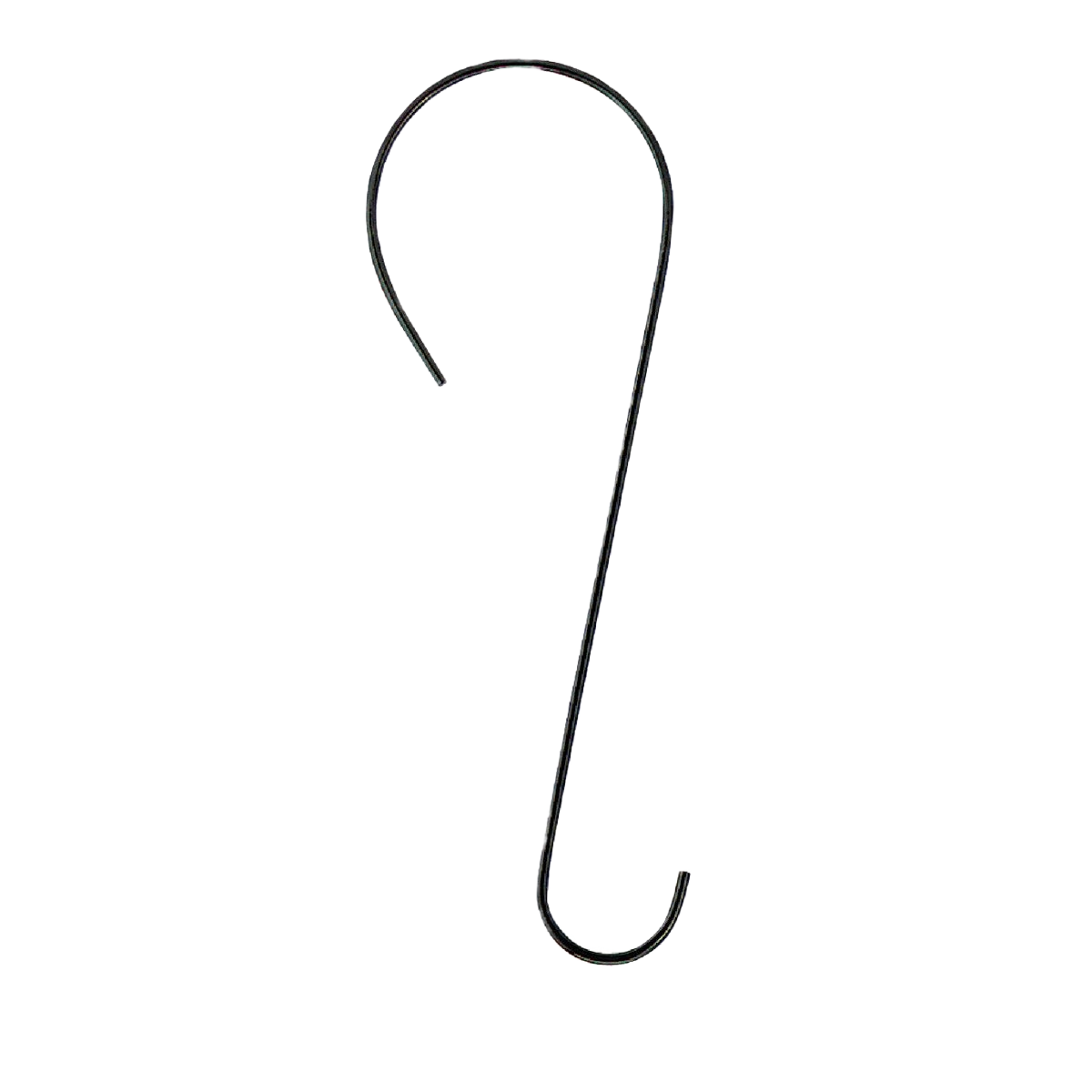 Metal S-shaped tree hanger designed for securely suspending garden items during outdoor home improvement tasks