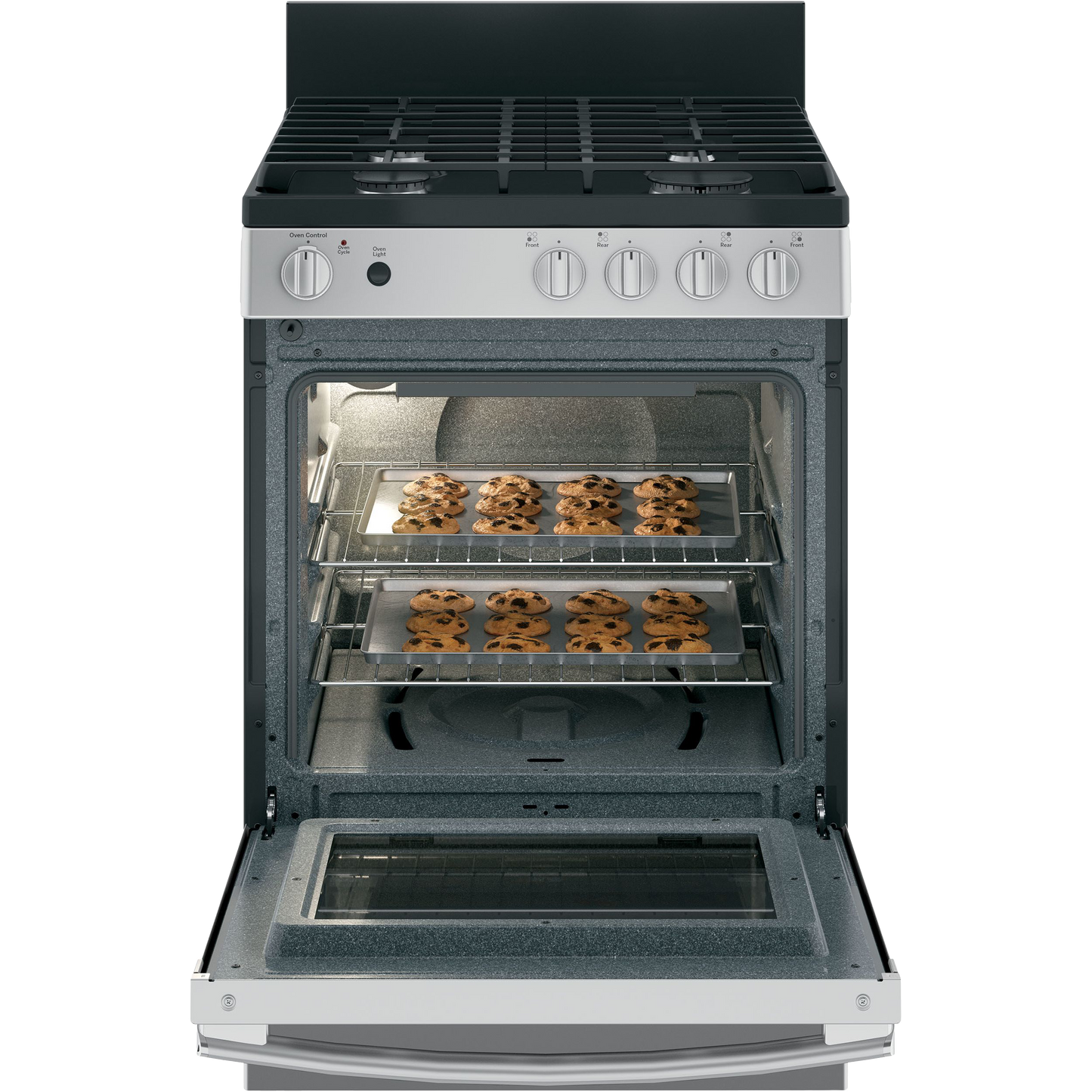GE® 24"  Steam Clean Free-Standing/Slide-in Gas Range