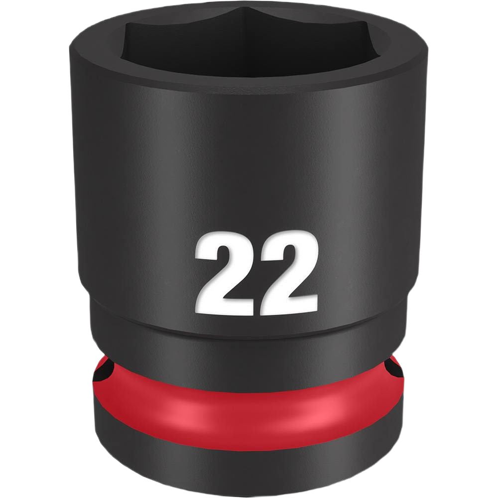 22-mm impact socket with 6 point hex design for heavy-duty use in sockets and hand tools collections