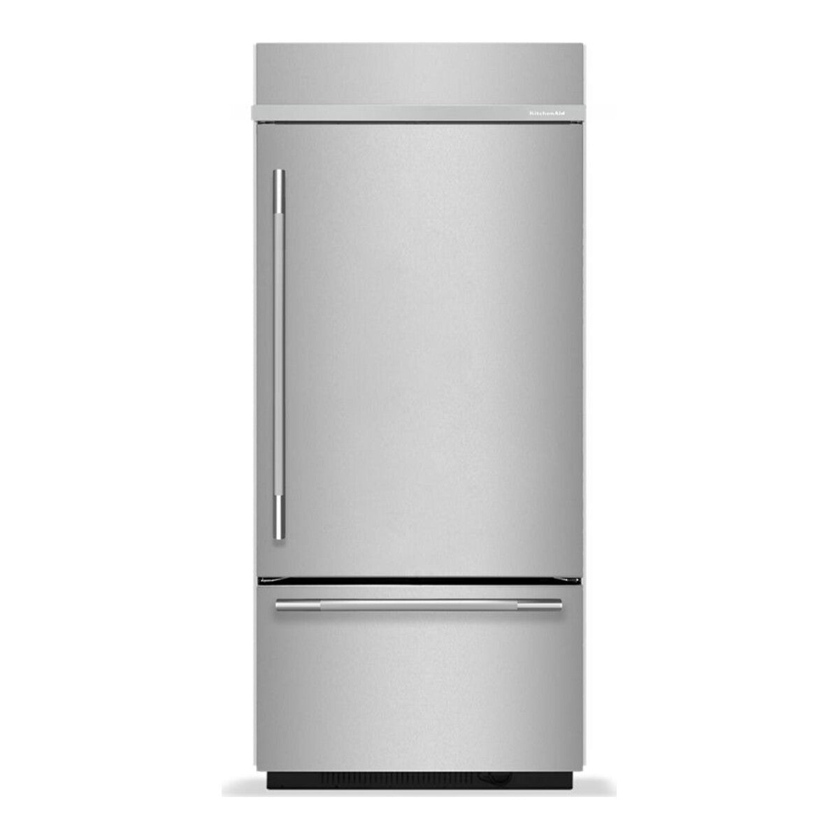 20.8 Cu. Ft. 36-Inch Built-In Bottom Mount Refrigerator with Left Door Swing and Signature Platinum Interior in PrintShield® Stainless Steel